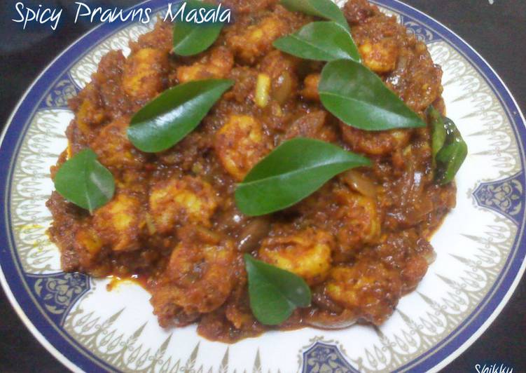 Spicy Prawns Masala