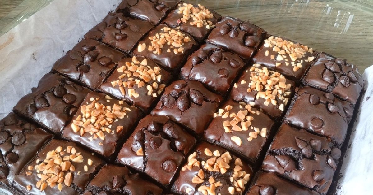 Fudgy Brownies Panggang