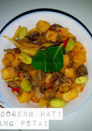 Foto resep Sambal Goreng Hati Kentang Petai