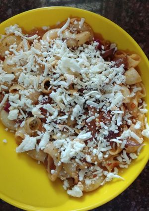 A picture of Cheese pasta.