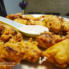 A picture of Moong Dal Bhajia.