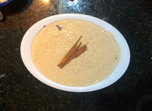 Una foto de Arroz con leche tradicional
