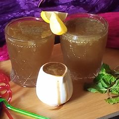 A picture of Gur (Jaggery) Ka Sharbat.