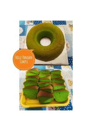 Foto resep Bolu Pandan Simple