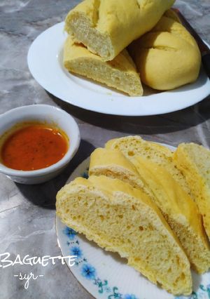 Foto resep Baguette & Dipping Butter