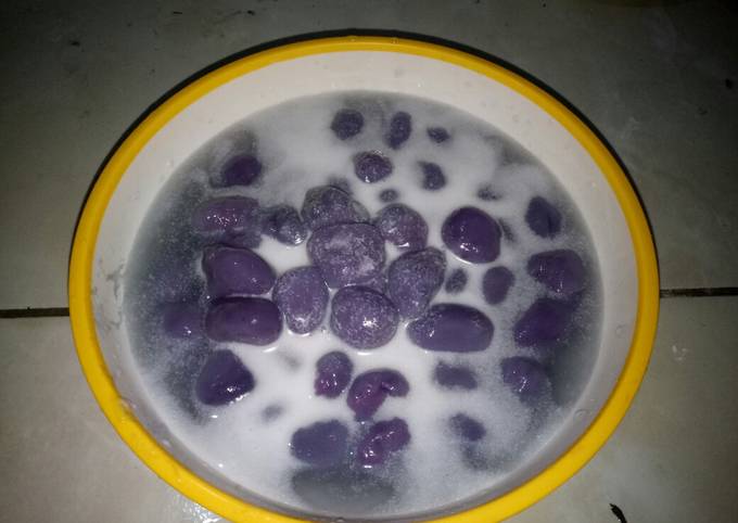 Bubur Candil Ubi Ungu