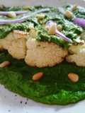 Coliflor con pipián verde a la Bibi💚