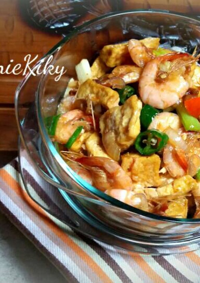 Foto resep Udang tahu masak tauco
