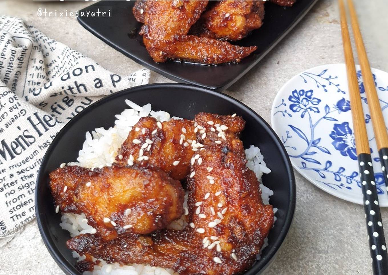 Spicy Chicken Wings ala Korea