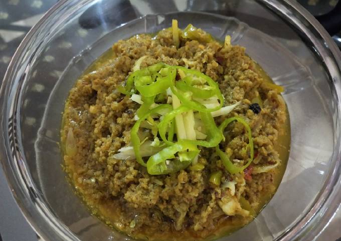 Easiest Way to Prepare Anthony Bourdain Green chilli Qeema