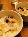 Baked Eggs with White Mushrooms
