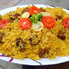 A picture of Beef Pulao.