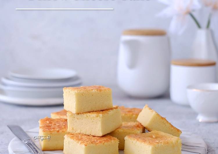 Cara Gampang mengolah Taiwanese Pillow Cheese Cake, Lezat