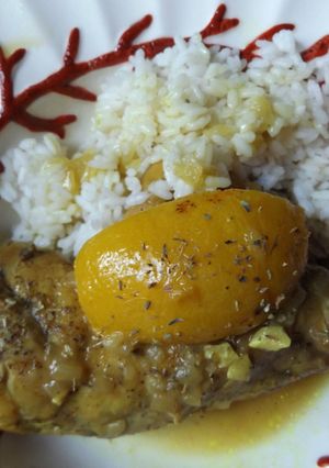 Una foto de Pollo con limón encurtido al estilo de Toni Martín