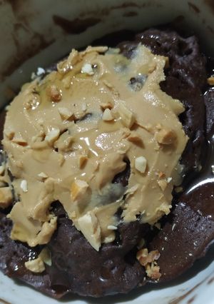 Una foto de Mug cake chocomani🍫🥜