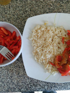 Una foto de Verduras salteadas a la miel y ajo