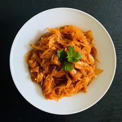 A picture of Onion Sabji.