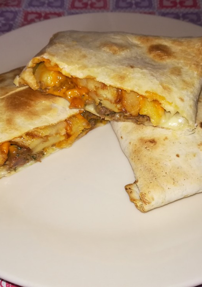 Una foto de Tacos caseros de carne picada