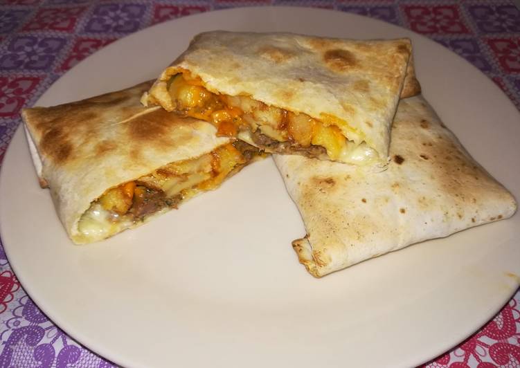 Tacos caseros de carne picada