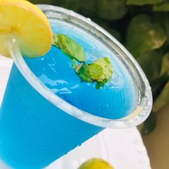 A picture of Blue Lagoon Mocktail.
