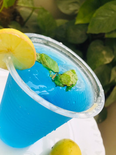 A picture of Blue Lagoon Mocktail.