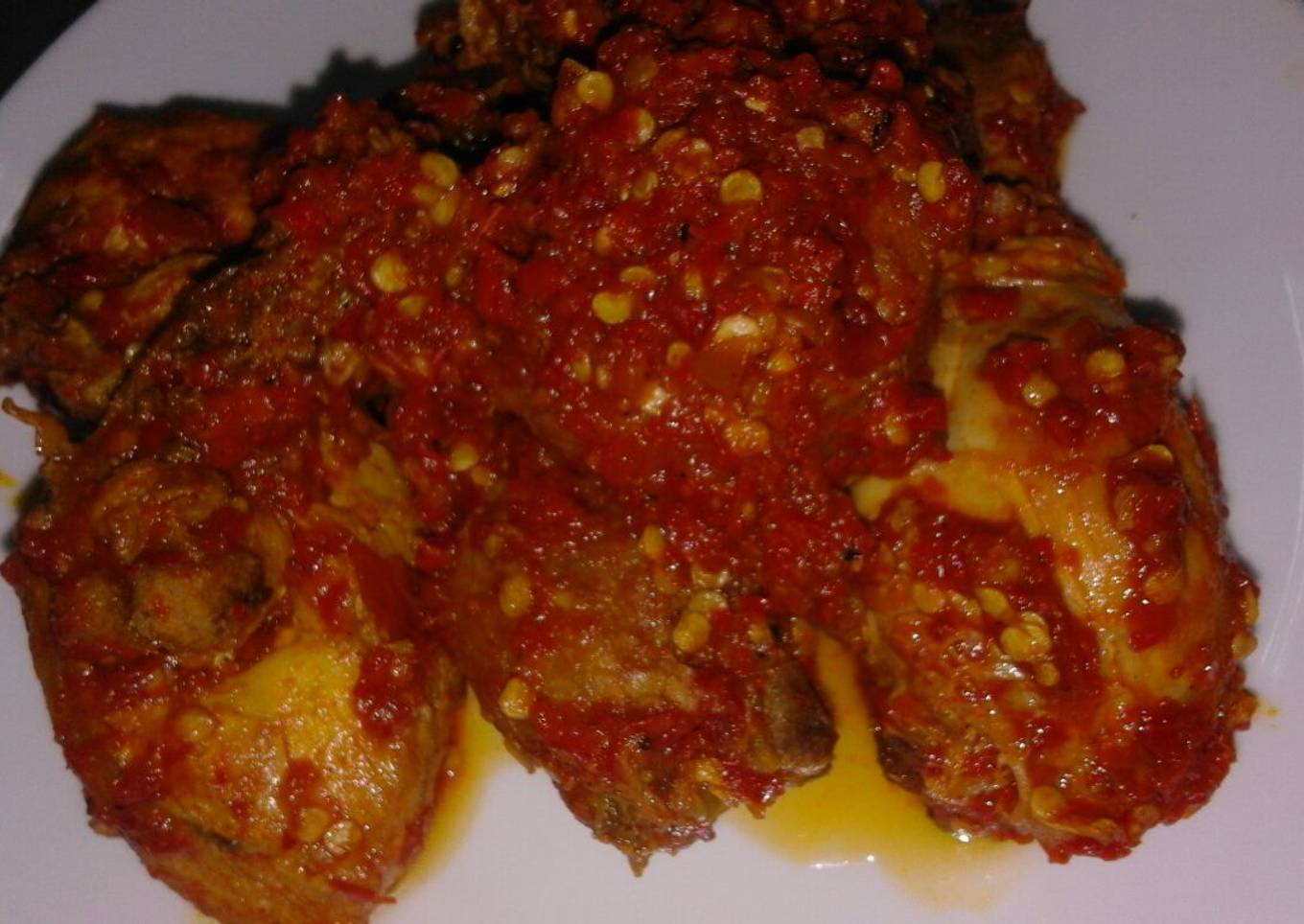 Ayam balado ala RadiCacing