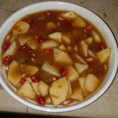 Khubani ki khati mithi chatni chaat A picture of Khubani ki khati mithi chatni chaat.