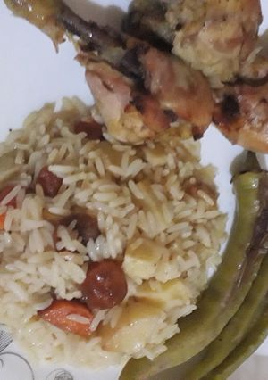 صورة لوصفة ارز في الكوشة