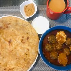 A picture of Alu koftay.