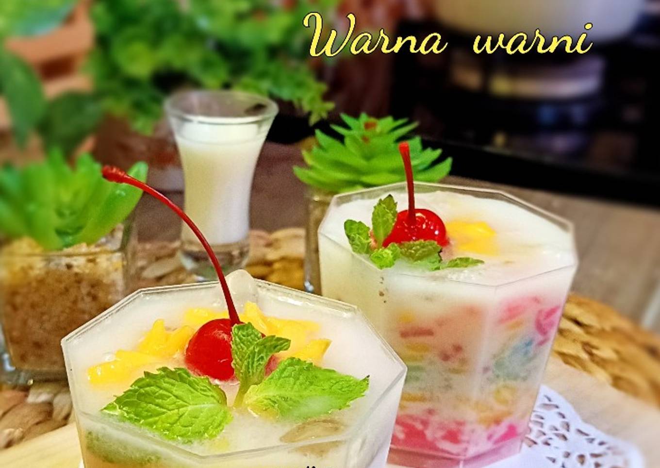 Es cendol Dawet warna warni