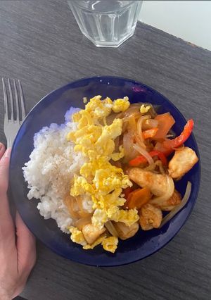 Una foto de Stir fry