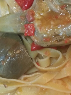 Una foto de Pasta con pescada