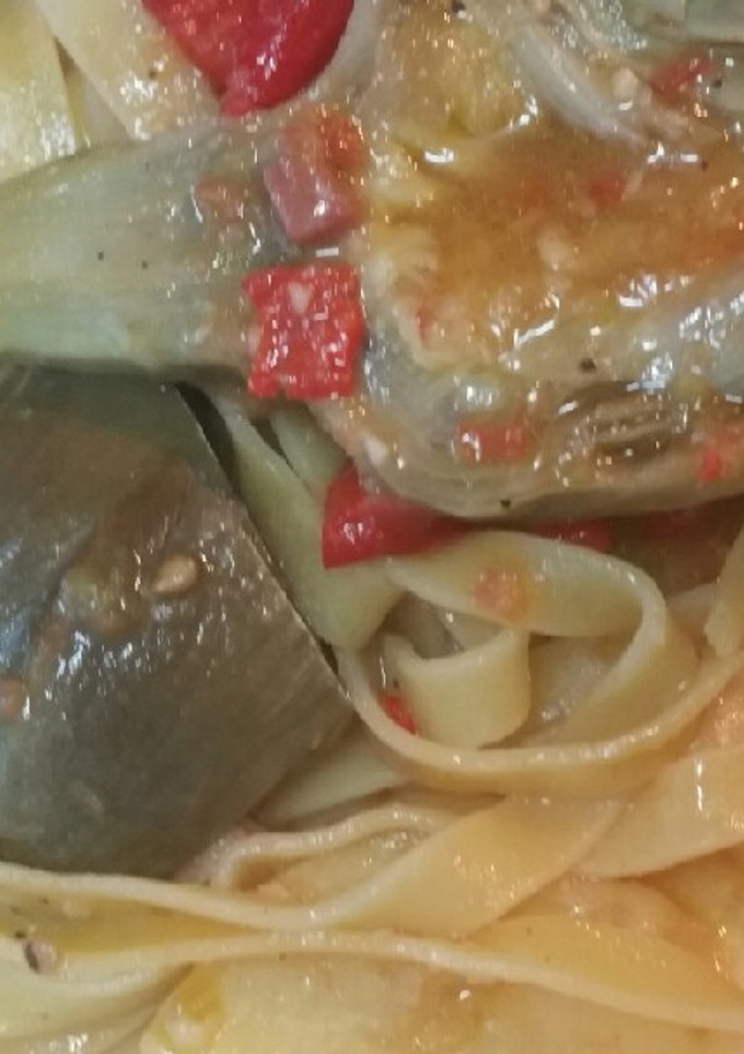 Una foto de Pasta con pescada