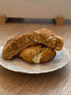Una foto de Cookies de chocolate blanco