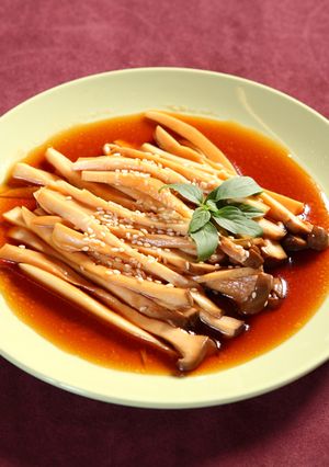 杏鮑菇佐鮮醋汁 的食譜成品照片