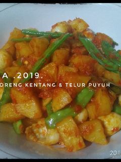 Foto resep Sambal Goreng Kentang dan Telur Puyuh
