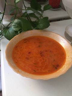 عکسی از دستور سوپ پای مرغ