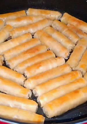 صورة لوصفة اصابع الجلاش بحشوه الكنافه