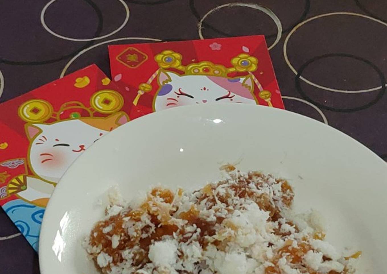 Ongol ongol Kue Keranjang / Dodol Imlek