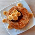 Tortitas de avena, plátano y canela