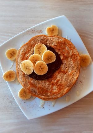 Foto principal de Tortitas de avena, plátano y canela