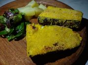 Una foto de como hacer escalopes sin tacc