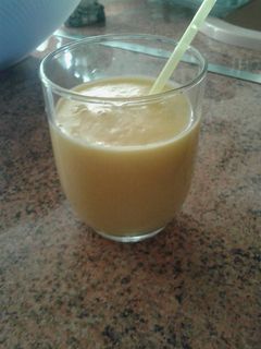 Una foto de Batido de melocotón