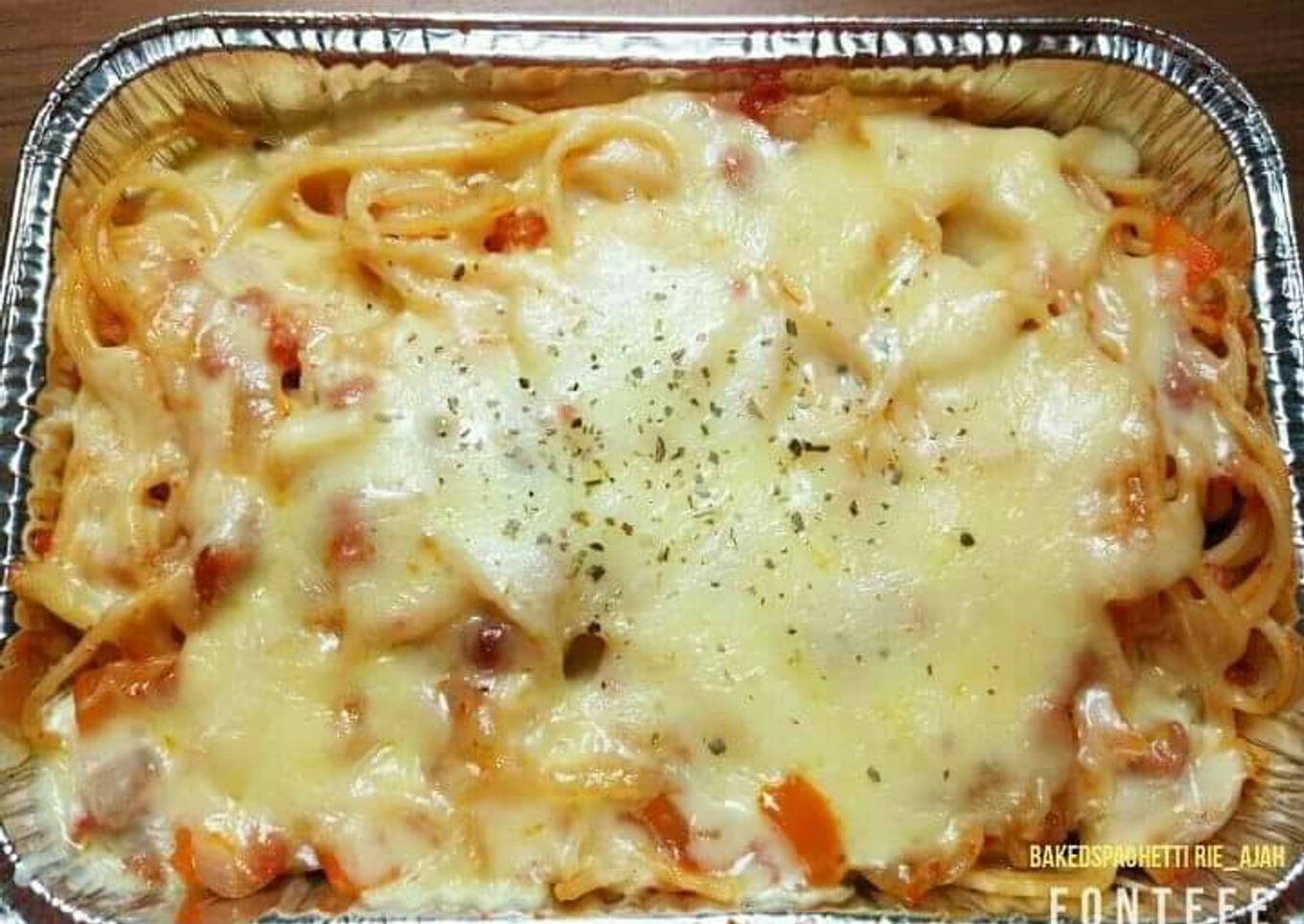Baked spaghetti