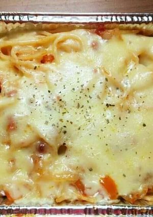 Foto resep Baked spaghetti