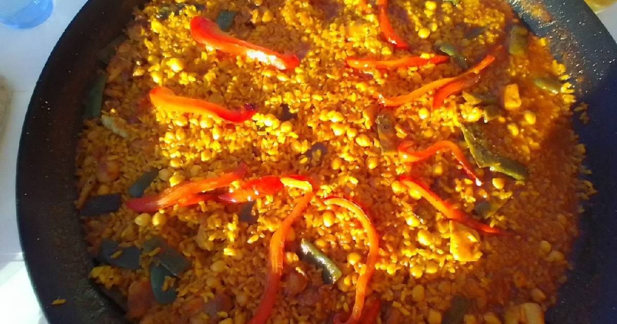 Paella de pollo alicantina Receta de lachispadelavida Cookpad