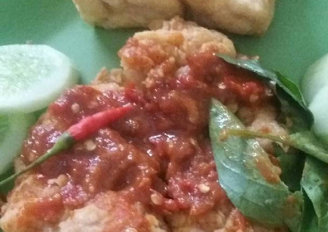 Ayam geprek suka suka