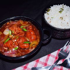A picture of Restaurant Style Chilli Chicken.
