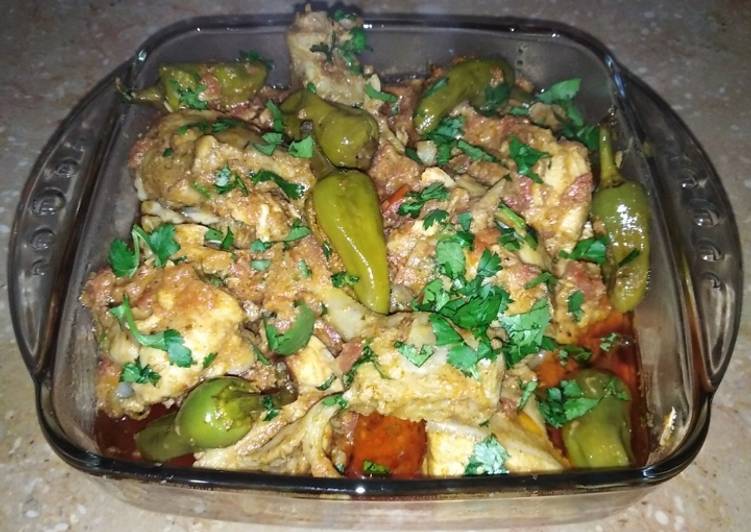 Recipe of Super Quick Homemade ACHARI CHICKEN KARAHI #cookingspecial #Ramadankitayari