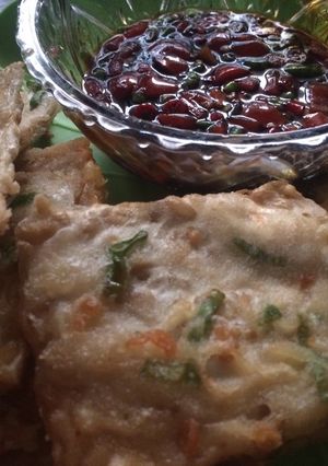 Foto resep Tempe mendoan+sambal kecap khas pemalang